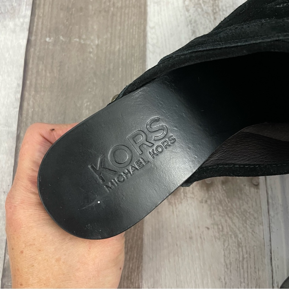 KORS Michael Kors Black Mules - Picture 7 of 12